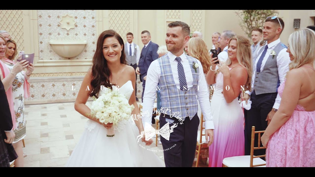 Intimate Wedding - Fairmont The Palm Dubai Videography (Palm Courtyard Venue) - Laura and Simon