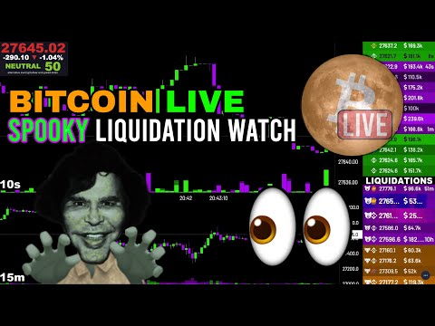 [Archived] Bitcoin LIVE Spooky CPI Chart & Liquidation Watch