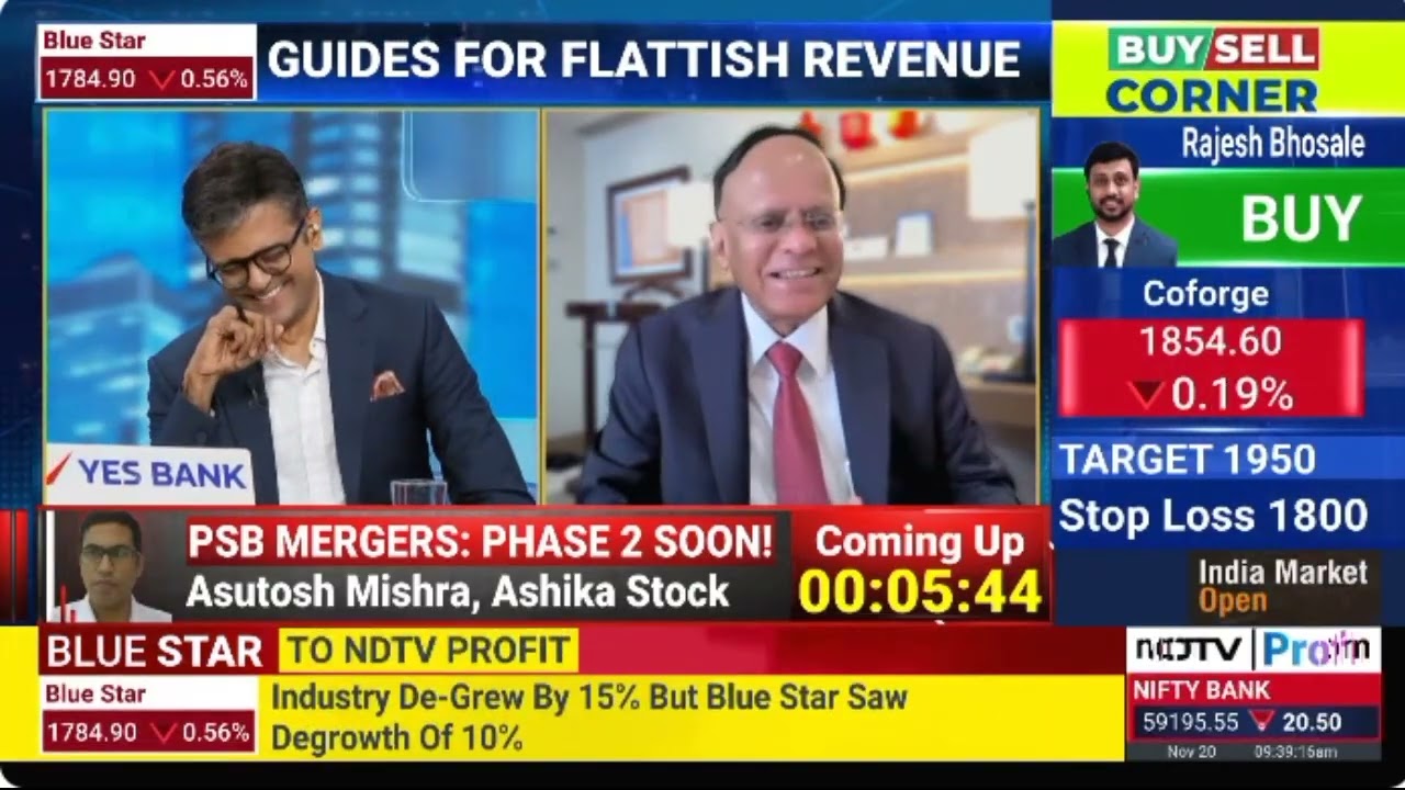 Mr B Thiagarajan, MD, Blue Star - NDTV Profit - Blue Star's Q2FY26 Results and Market Outlook