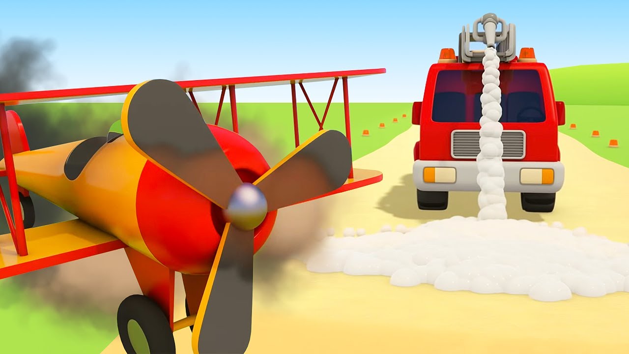 Самолет дымит! Успеют ли Машины помощники спасти его?