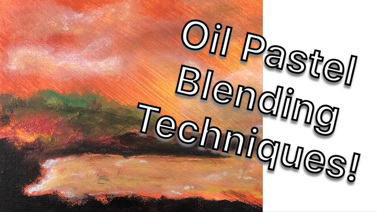 Oil pastel blending for beginners YouTube