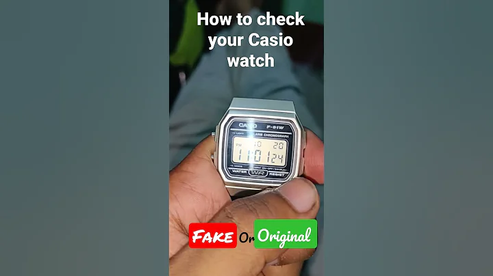 How to check if your watch is original or fake #casio #f91 #f91w #vintagewatch