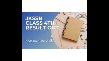 🙄CLASS IV th RESULT OUT | hi tek tutorial