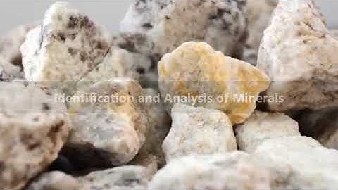 Identification and Analysis of Minerals by Hyperspectral camera uniSPEC1 7HSI   LLA Instruments GmbH