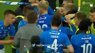 Klaksvik vs Molde (2-1), Arni Frederiksberg Goals Results/Extended Highlights UEFA Champions League.