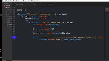 Python Tutorial - || Zip Cracking || Bruteforce || Code Walk-through || Hacking/Info-Sec ||