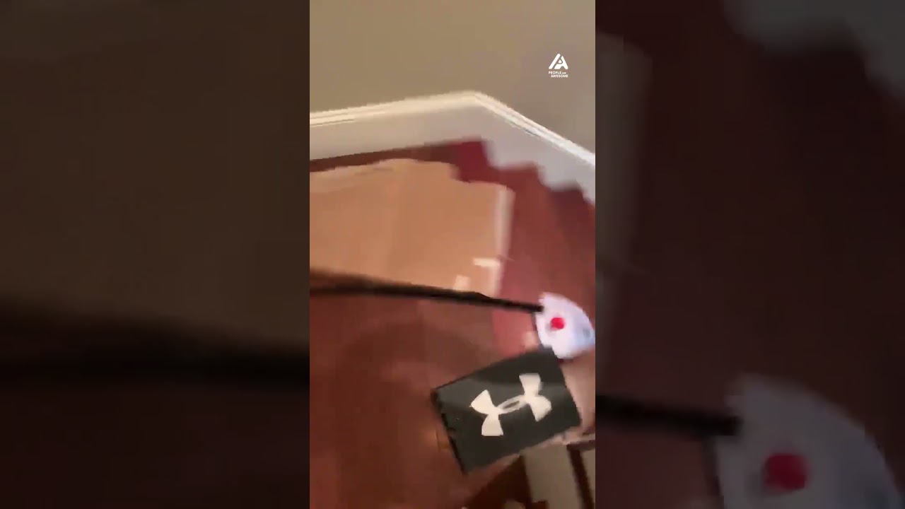 Guy Hits Golf Trick shot | People Are Awesome