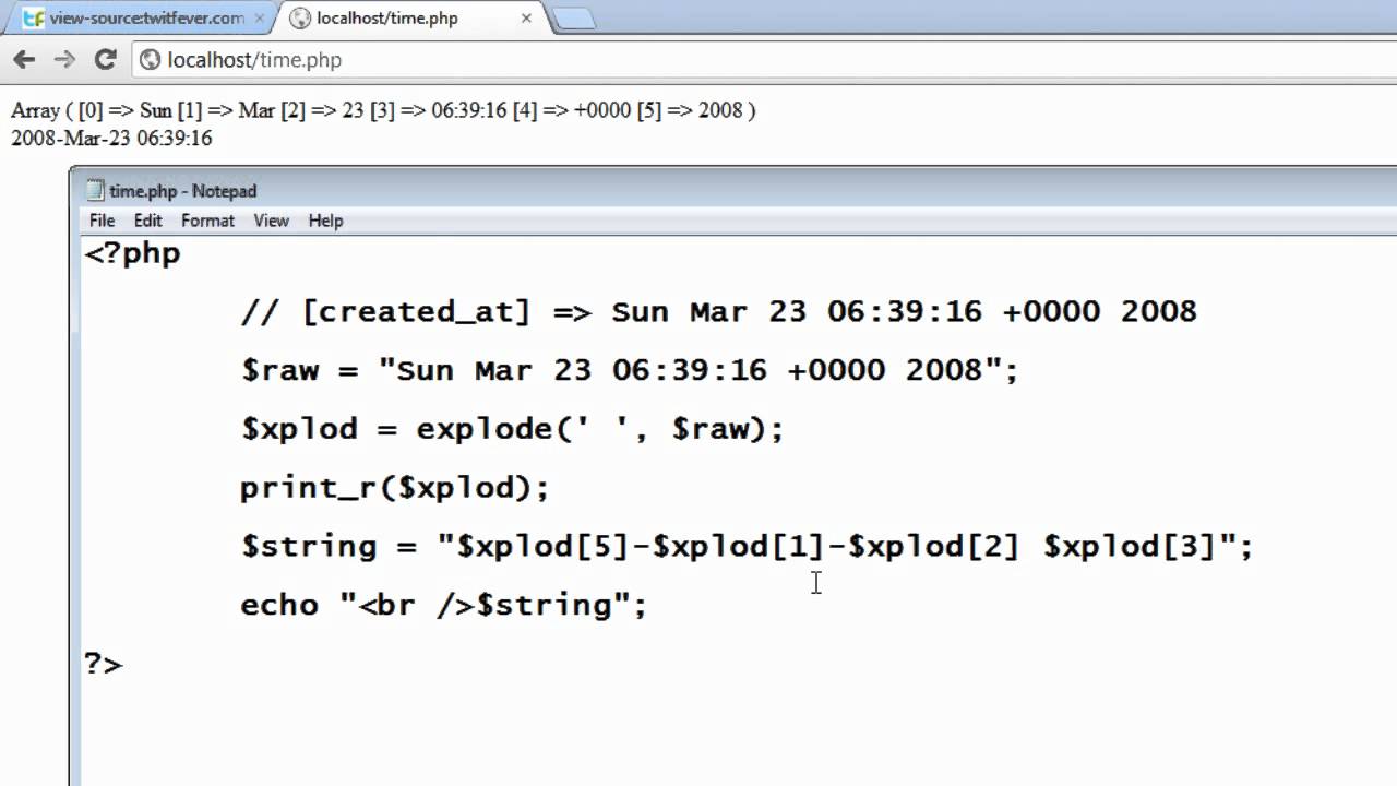 Php Date Format