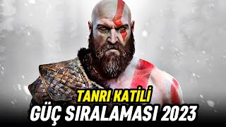 EN GÜÇLÜ 10 TANRI KATİLİ KARAKTER GÜÇ SIRALAMASI 2023I | MARVEL  DC  GOD OF WAR