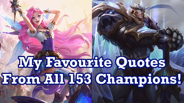 Unveiling the Most Memorable Quotes from League of Legends Champions!