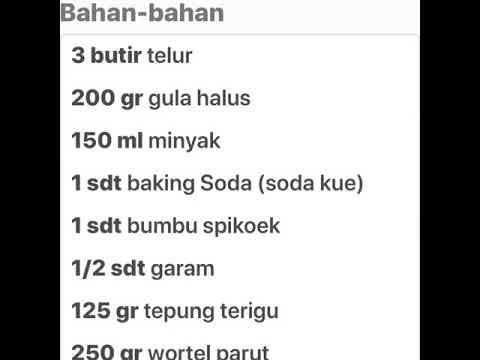 Step by step Carrot cake