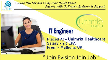 Congrats, Abhishek | IT ENGINEER | 2.6 LPA | Got Selected as System Engineer in Unimrkt Healthcare