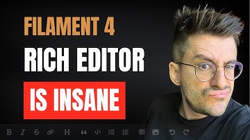 Filament 4 Beta Just Dropped: The New Tiptap-Based Rich Editor Is Absolutely INSANE!