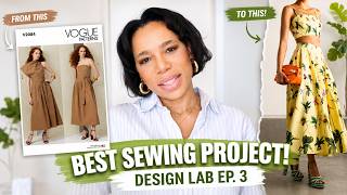 SEWING OSCAR De La RENTA $3000 SET | BOUJIE SEWING PROJECT | Styling Try-On | Model Image