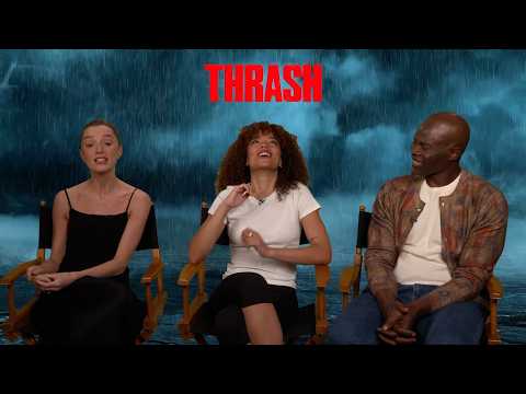 Thrash's Phoebe Dynevor, Djimon Hounsou, & Whitney Peak Talk Intense Shark Movie