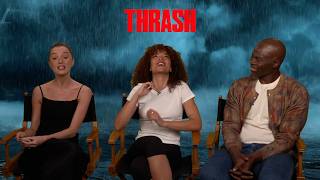Thrash's Phoebe Dynevor, Djimon Hounsou, & Whitney Peak Talk Intense Shark Movie