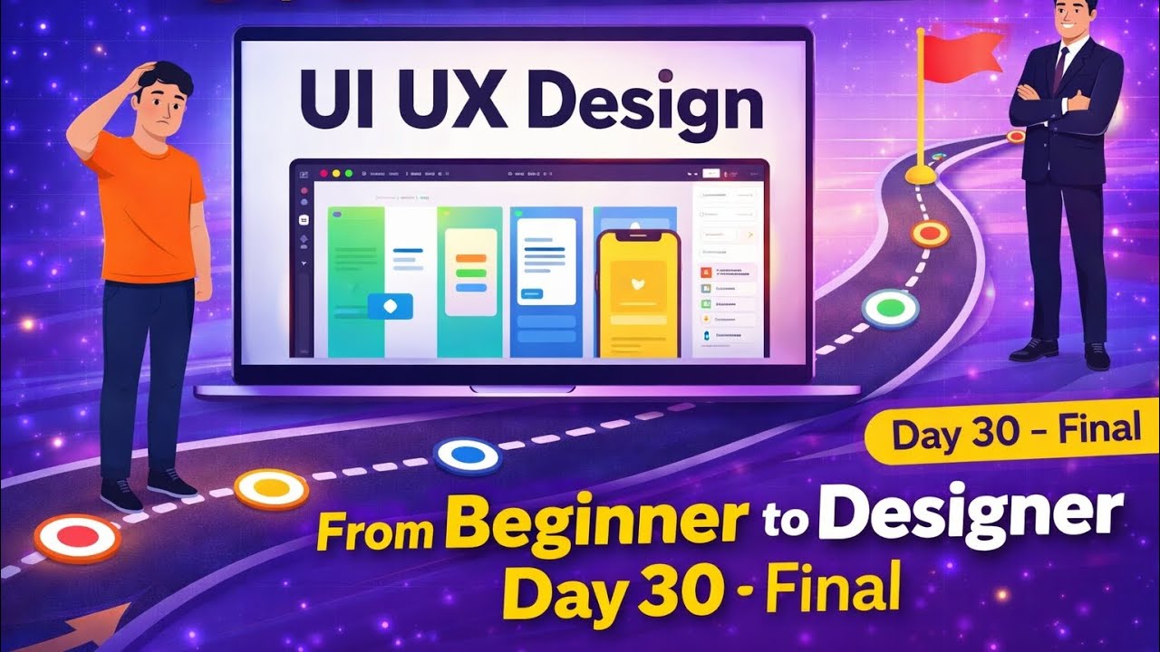 30 Days🔥 UI/UX Journey Ends Here 🚀 | Complete Roadmap Explained