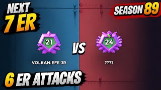THE FINAL 6 ER PUSH! ⚔️ Season 89/ Boom Beach Warships 