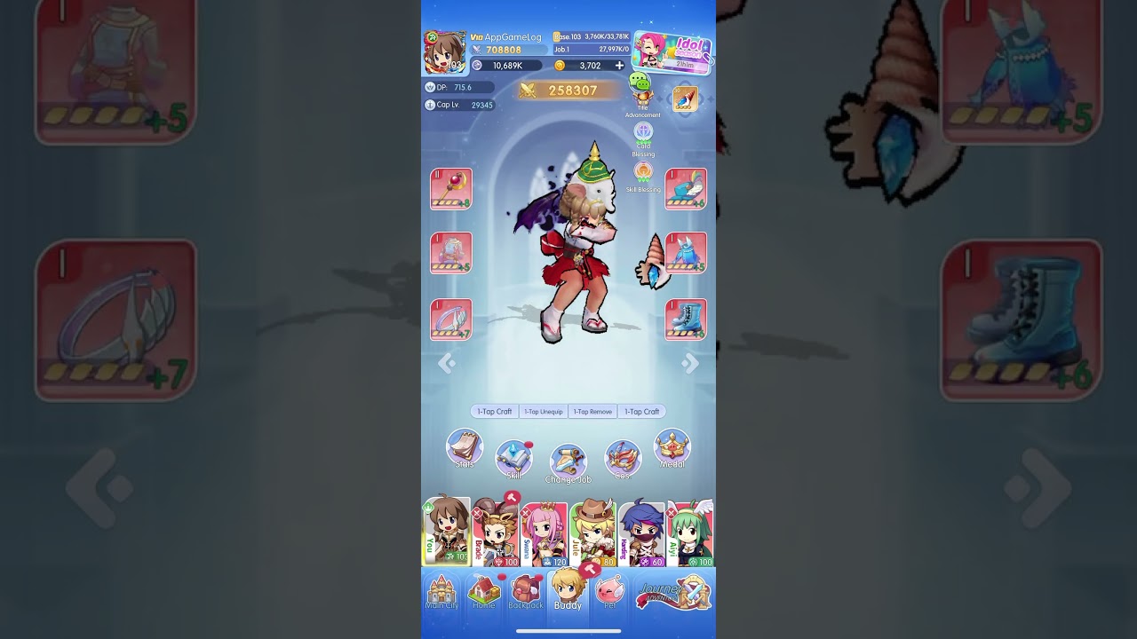 (RO idle plus) 44-96 Boss Challenge - Golden Thief Bug💥Lowest Power Full Battle & Core Skills💥