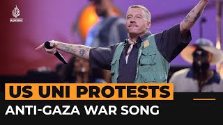 US rapper Macklemore releases track about college protests over Gaza | Al Jazeera Newsfeed Resimi