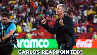 🚨BREAKING-CARLOS QUEIROZ REAPPOINTED AS BLACK STARS HEAD COACH