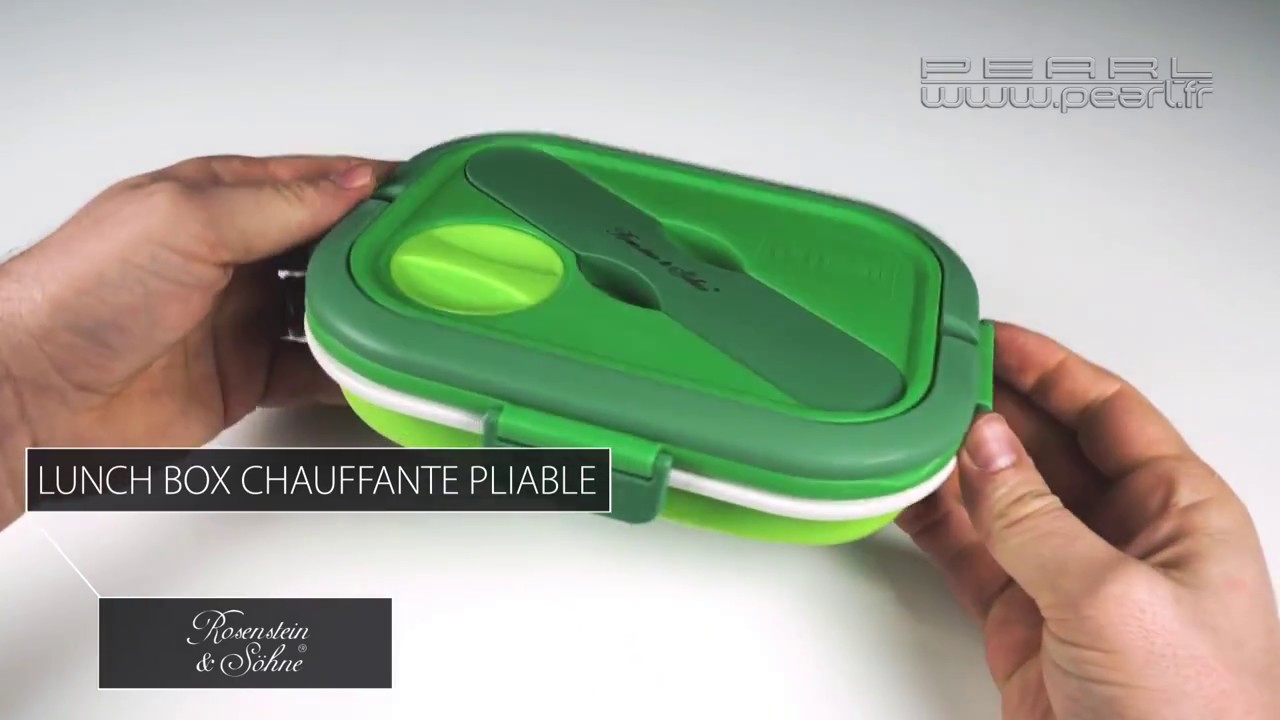 Lunchbox Chauffante Pliable - Manger Chaud Sans Micro-Onde - [Pearltv.fr] -  Youtube