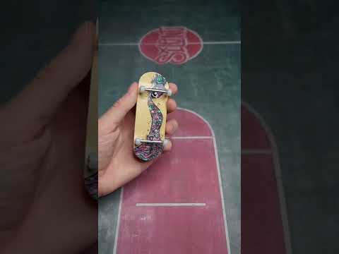 34mm “Spelbound” Teak Tuning Fingerboard Complete | #fingerboard #shorts