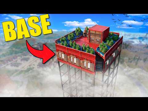 EU Construí uma Base INRAIDÁVEL no CÉU (3vs12 Raid Defense)