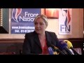 Crise grecque : point presse de Marine Le Pen