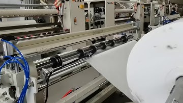 High Speed Non-woven Slitting, Perforating and Rewinding Machine