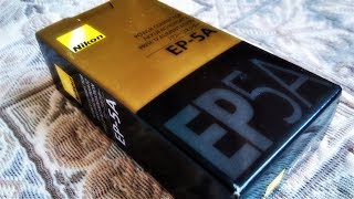 Connector of the AC adapter Nikon EP-5A. Review and application.