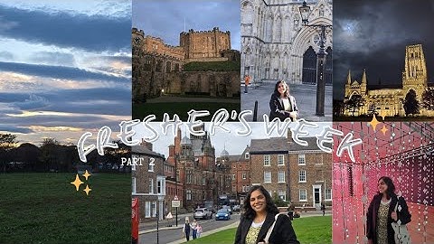 Durham Freshers Week (Part 2) | Business Analytics Orientation, First Laundry Day & Day Trip to York
