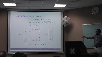 Non-Linear Control sys Normal Controller Form, Stabilization Feedback linearization Lec-16 Attaullah