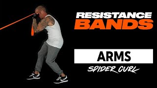 Grow your Biceps with Bands | Spider Curls | Ta2 Build Advanced