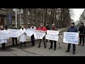 Пикет против Назарбаева в Киеве. Сюжет №293
