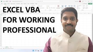 Excel VBA - For Working Professionals & Engineers