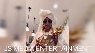 Cardi B Practicing Her Speech For AMA Awards.