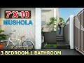 Split Level House 7x10 Meter 3 Kamar 2 Toilet Mushola Di Lahan 7x12 Meter