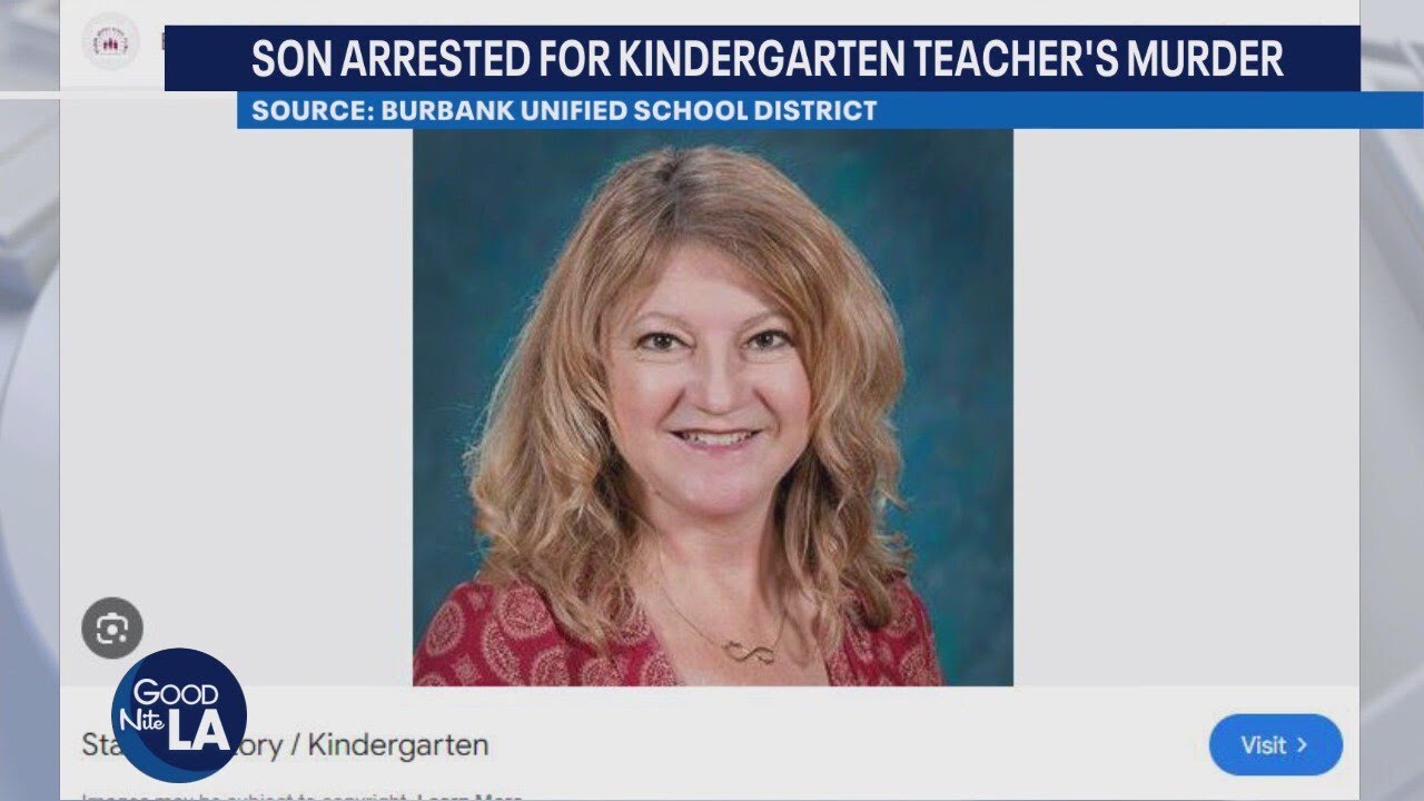 Burbank kindergarten teacher killed, her son arrested - YouTube