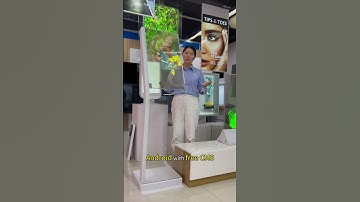 Avlink 30inch interactive transparent OLED Android Windows OS 55inch touch screen digital signage