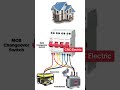 MCB Changeover Switch Connection  #cncelectric