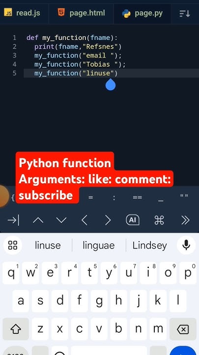 Python function Arguments#shorts #python #argument #function #print # ...