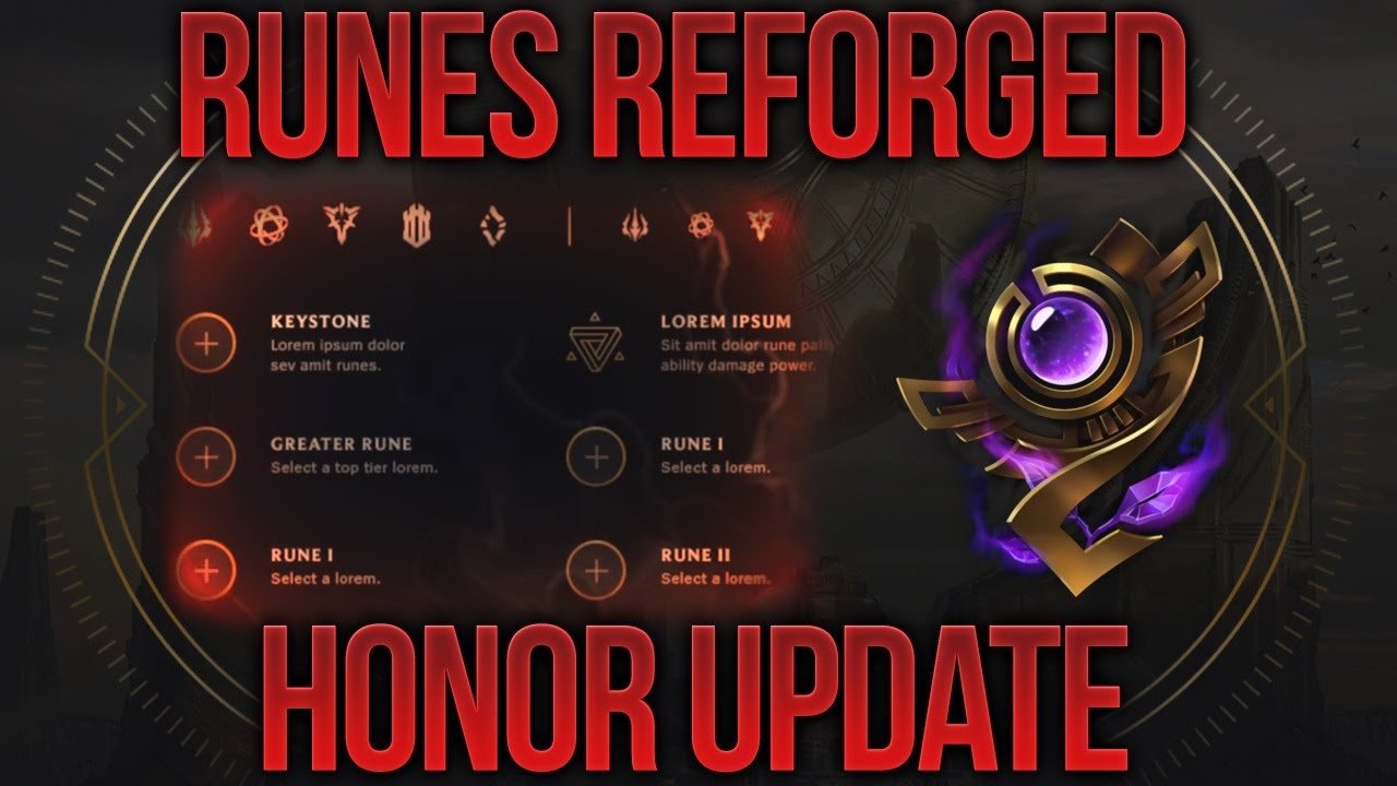 Runes Reforged / Honor Update / VOICECHAT? [League of Legends] [Deutsch ...