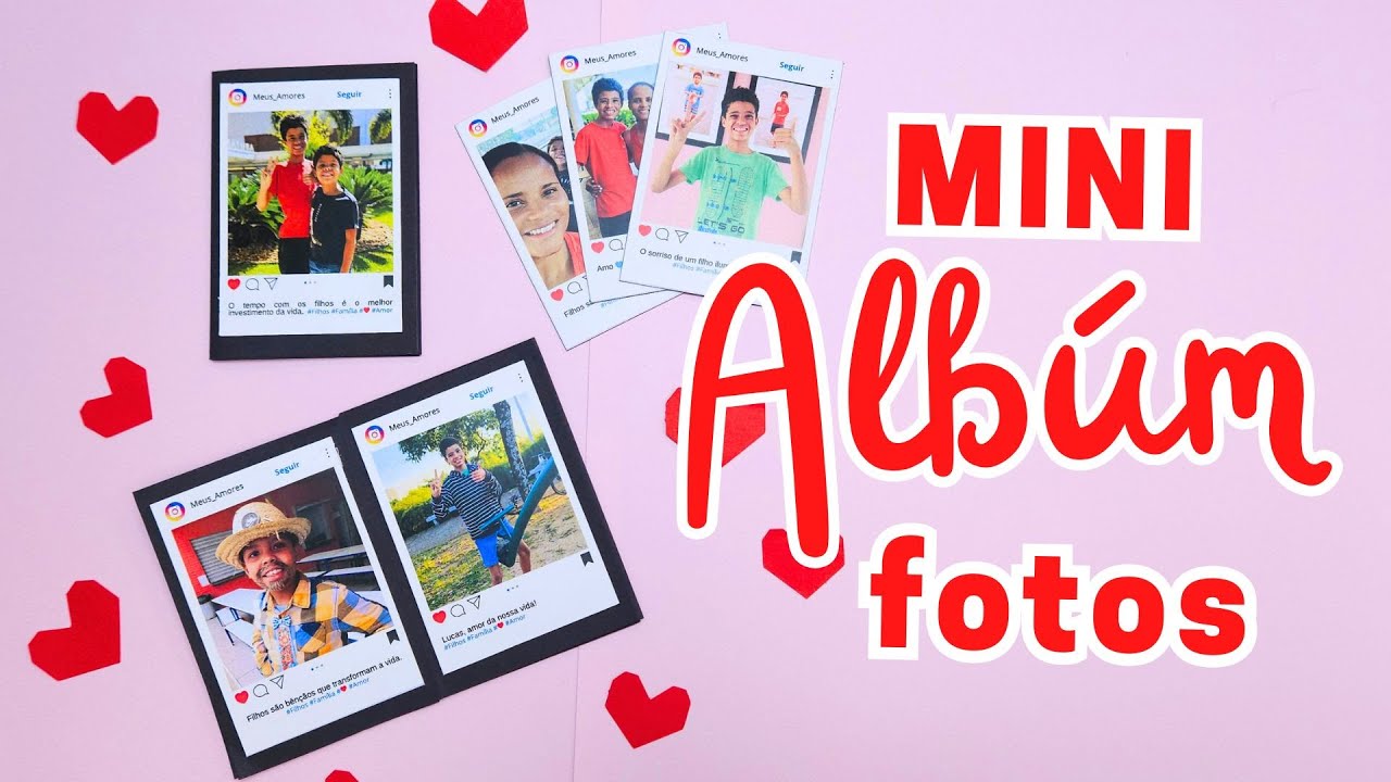 Mini albúm de Fotos Polaroide | Dia dos Namorados ❤❤❤