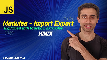 JavaScript Module Import and Export Techniques with Practical Examples - Hindi