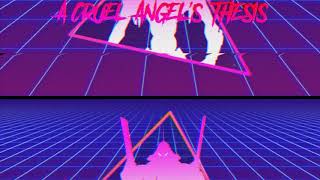 A Cruel Angel's Thesis (synthwave/80s remix) by Astrophysics chords
