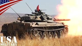 74式戦車(自衛隊)&ストライカー装甲車(米陸軍)の実弾射撃訓練 - Type 74 Tank (JGSDF) & Stryker MGS (US Army) Live Fire