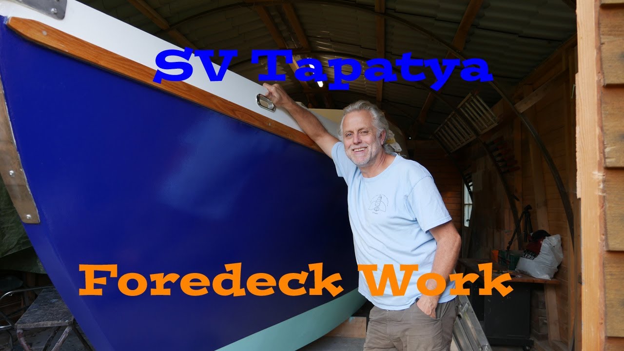 ⁣Foredeck work; Building a cruising sailboat - SV Tapatya EP149
