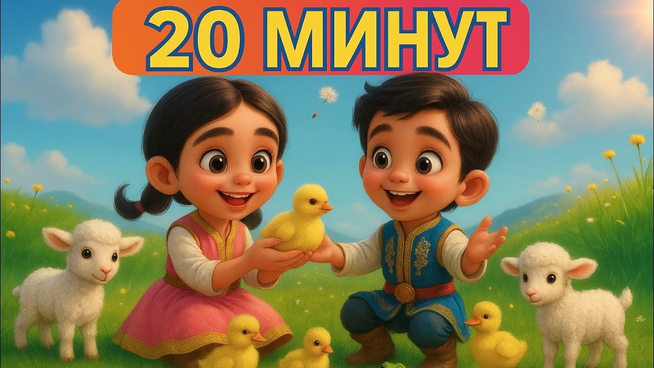 Қошақаным | Кел, билейік балақай | Бақа бақа балпақ | Казакша мультфильм| Дамытушы мультфильм