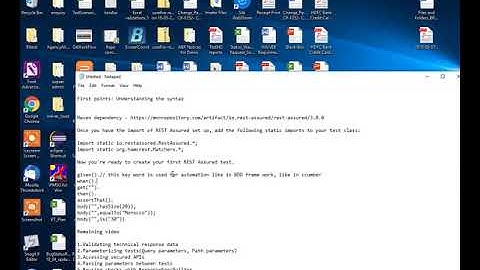 Part 1 Rest Web Servicees API Automation Framework Ritesh AutomationLabs